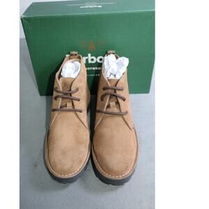 Barbour Hobart Chukka Shoes Mens Size 12 Boots Euro 45 UK 11 Lug Sole Suede